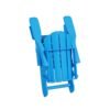 Outdoor Adirondack Chair & Ottoman Set – Pacific Blue