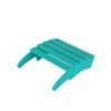 Outdoor Adirondack Chair & Ottoman Set – Turquoise